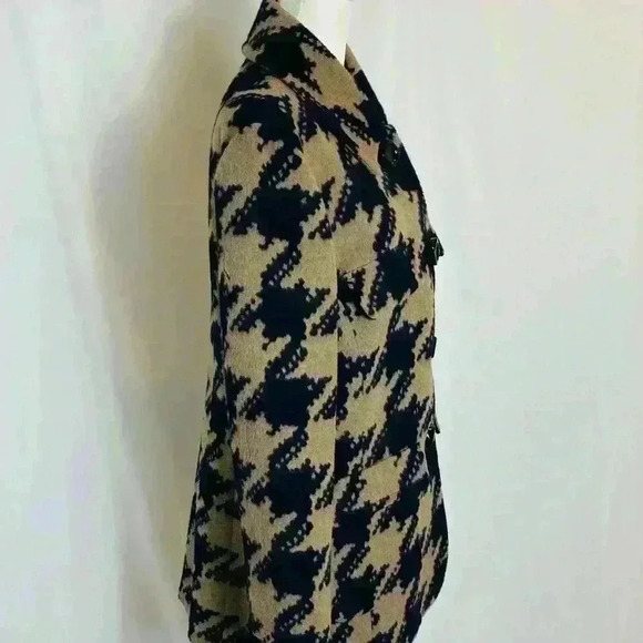 Per Se Wool & Angora Houndstooth Coat - Picture 3 of 6